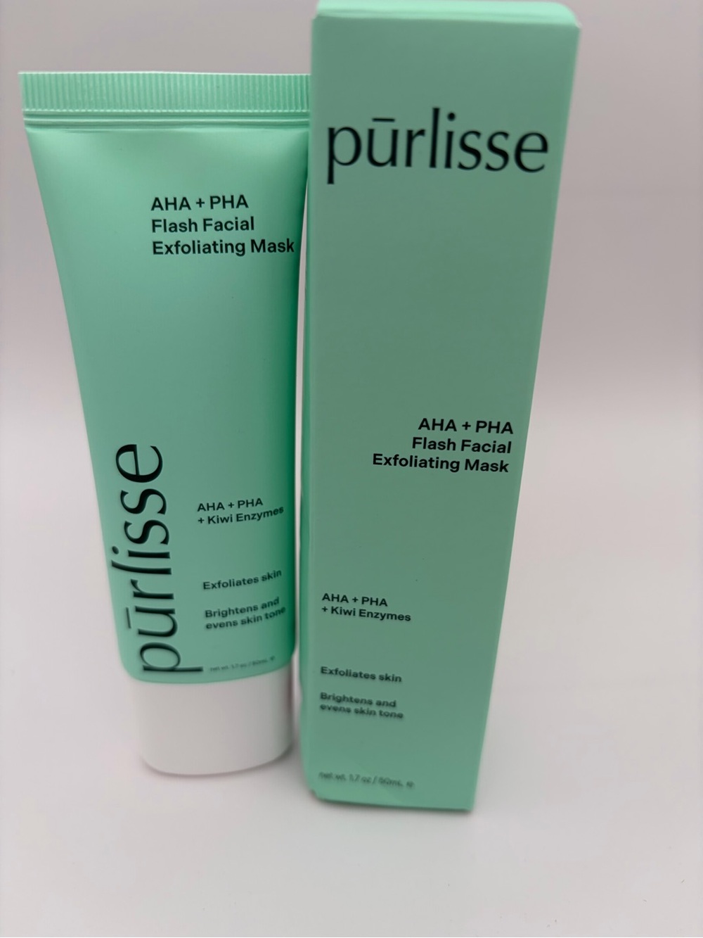 purlisse AHA + PHA Flash Facial Exfoliating Mask — Skincare NIB